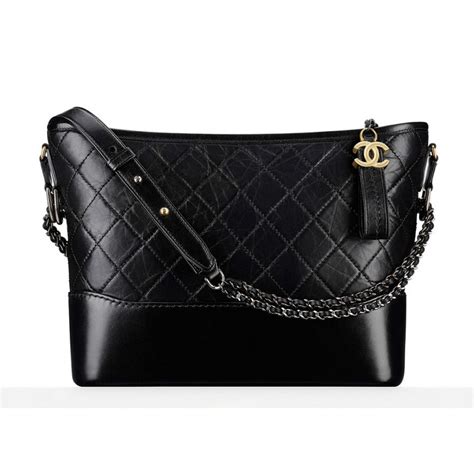 bolsa chanel negra sac hobo